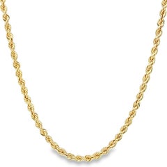 Yellow Gold Rope Chain