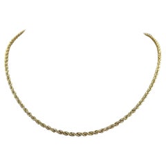 Yellow Gold Rope Chain