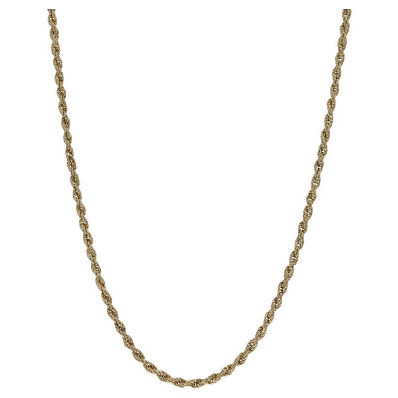 Collana a catena in oro giallo da 16 1/4" - 14k