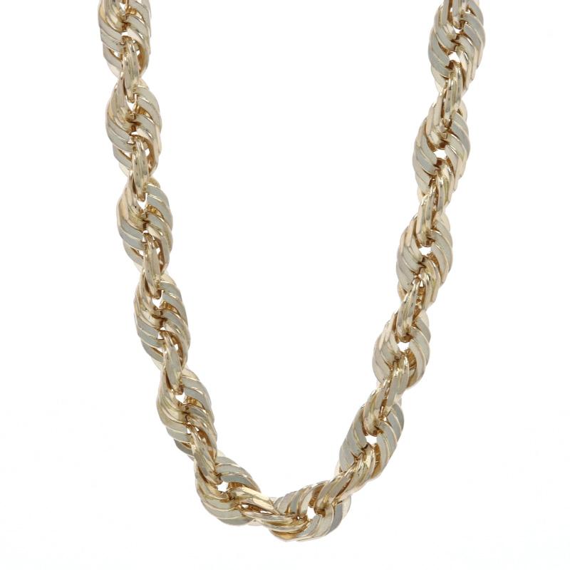 Brand: Michael Anthony

Metal Content: 14k Yellow Gold 

Chain Style: Rope
Necklace Style: Chain
Fastening Type: Lobster Claw Clasp

Measurements: 
Length: 16