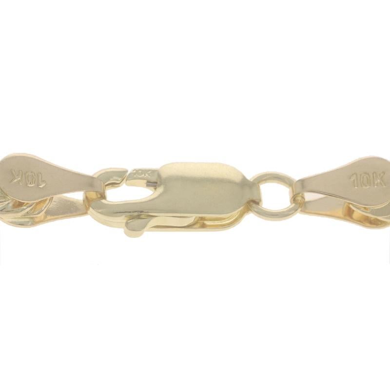 Yellow Gold Rope Chain Necklace 18