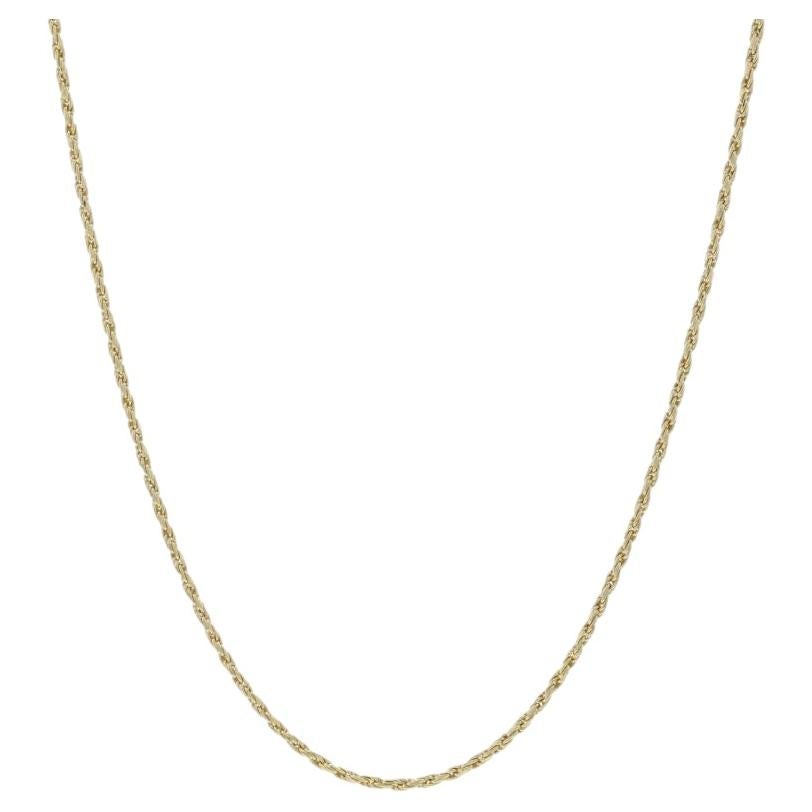 Collana a catena in oro giallo da 22" - 14k Regolabile