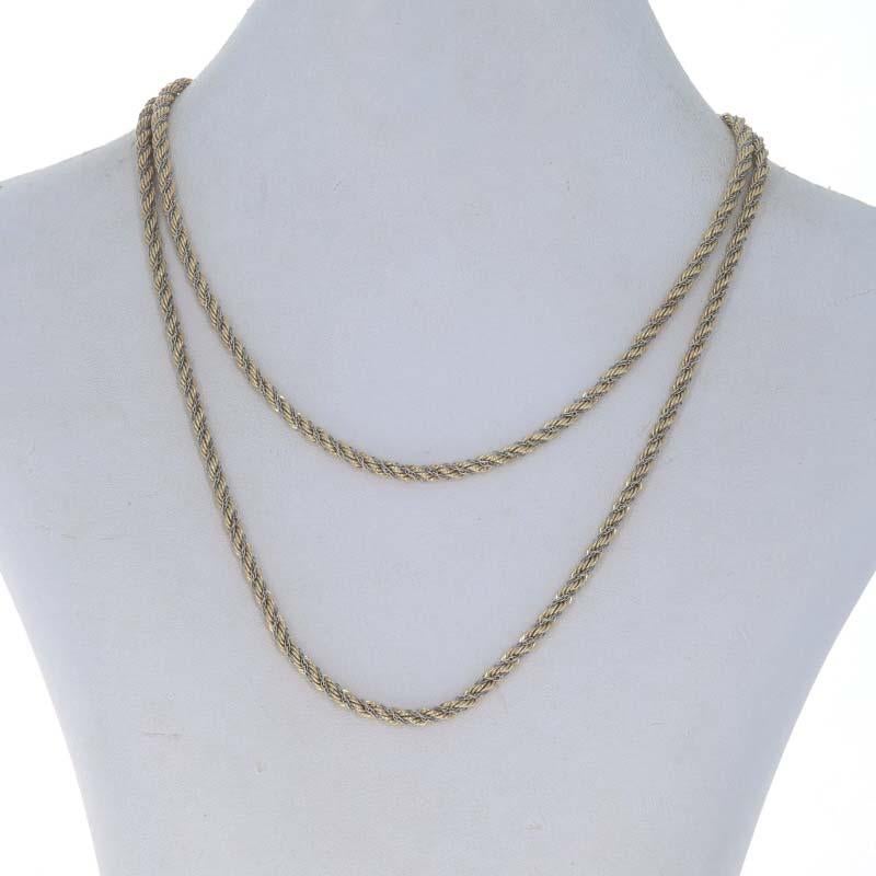 Collana con catena a spirale in oro giallo e Principe di Galles da 30