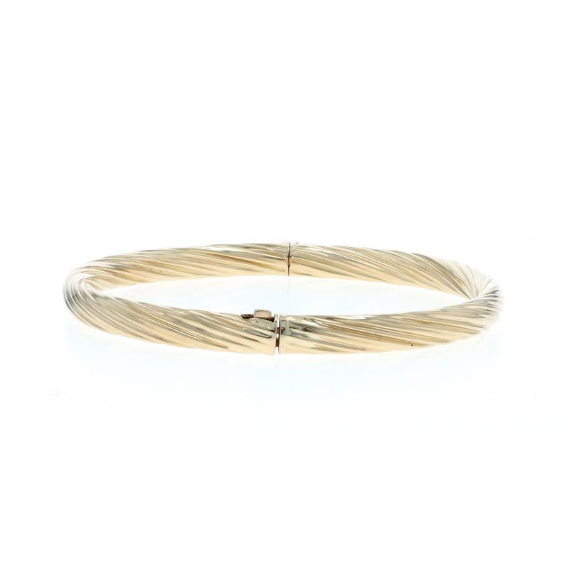 Donna Bracciale a spirale in oro giallo 6 3/4