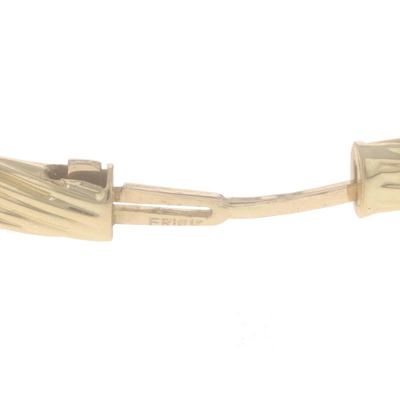 Bracciale a spirale in oro giallo 6 3/4