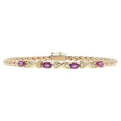 Pulseras de eslabones de oro