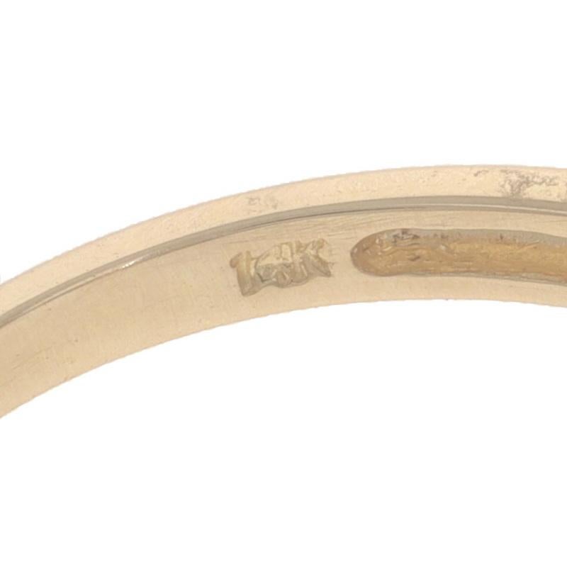 Yellow Gold Ruby Diamond Bypass Ring - 14k Marquise & Round 2.54ctw For Sale 2