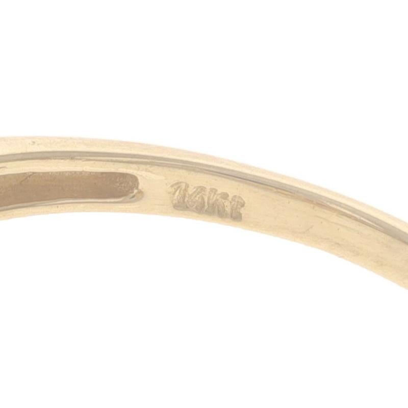 Bague bypass en or jaune avec rubis et diamant - 14k Oval .85ctw en vente 2