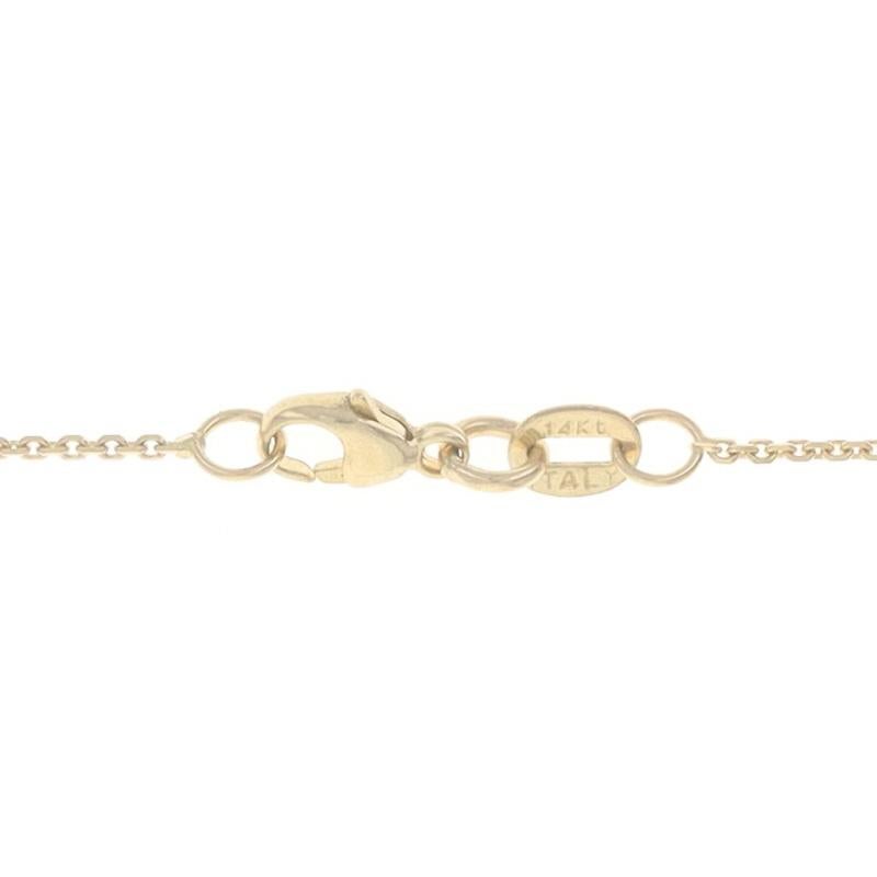 Halskette aus Gelbgold mit Rubin und Diamant-Halo - 14k Trapez 1,78 Karat GIA Verstellbar im Angebot 1