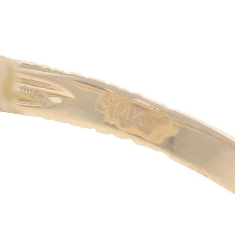 Or jaune Rubis Diamant Bague Halo 14k Ovale .79ctw Starburst en vente 2