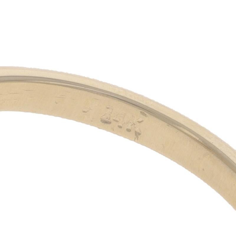 Anello aureola con diamante e rubino in oro giallo - 14k Rotondo 0,60ctw Floreale in vendita 2