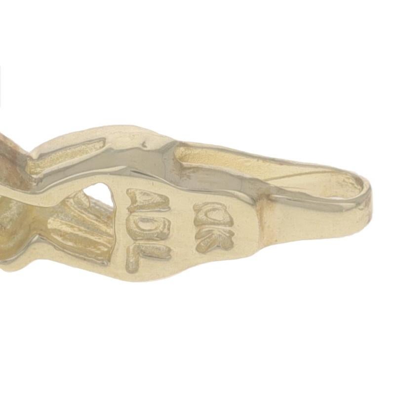 Bracelet à maillons en or jaune, rubis et diamants 6 3/4 po. - 10 carats, poire 2,57 carats en vente 2