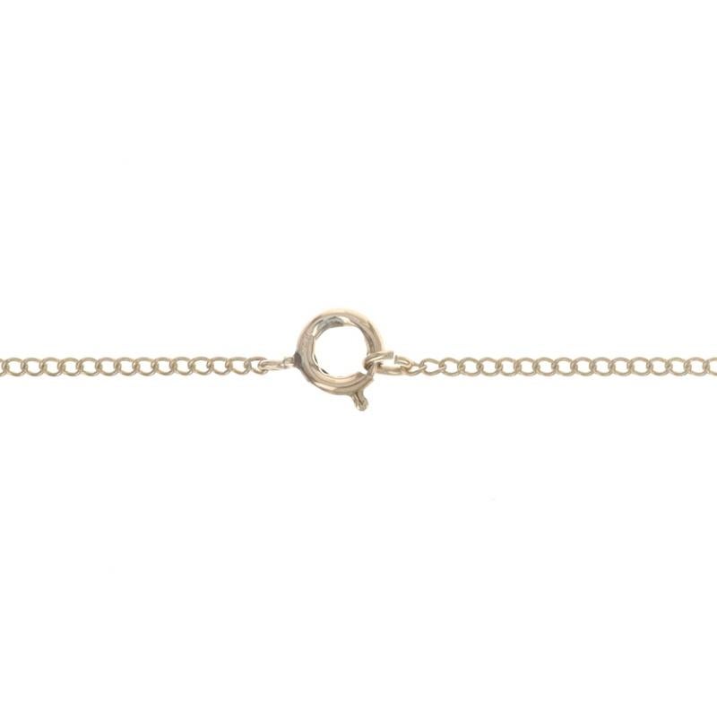 Oval Cut Yellow Gold Ruby & Diamond Pendant Necklace 18 3/4