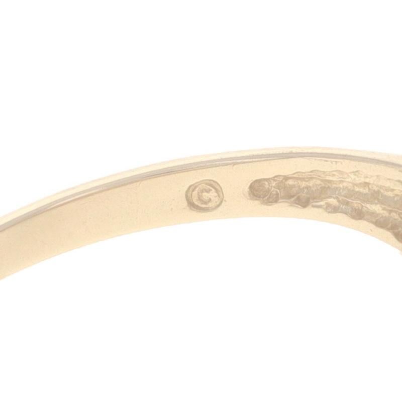 Gelbgold Rubin Diamant gestaffelt Cluster Ring 10k Runde 1,20ctw Cocktail im Angebot 2
