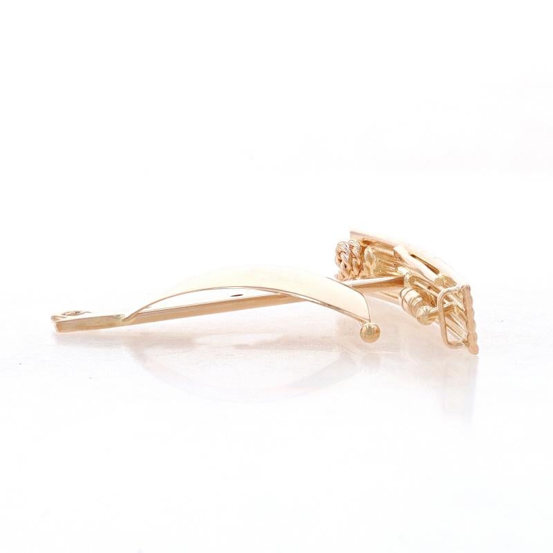 Metal Content: 14k Yellow Gold

Theme: Sailboat

Measurements
Tall: 1 1/16