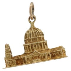 Colgante de oro amarillo Basílica de San Pablo - 9k Vaticano