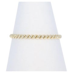 Bracciale a catena in oro giallo San Marco 7" 14k