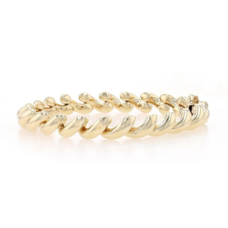 14k peru gold bracelet