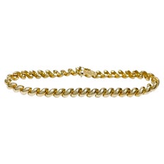 Bracelet à maillons en or jaune San Marco