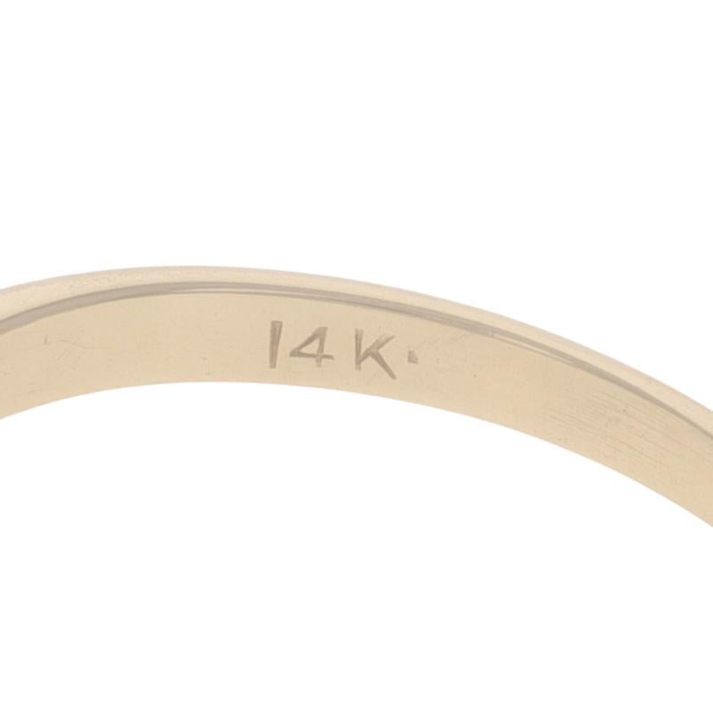 Gelbgold Saphir Art Deco Solitär Verlobungsring 14k Euro 1,30ct Vintage By im Angebot 2