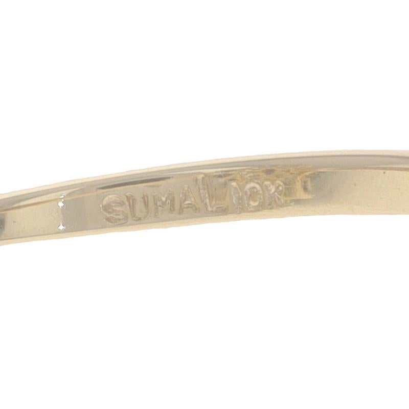Gelbgold Saphir-Diamant-Doppel Halo-Ring - 10k Marquise & Rund 1,23 ctw 2