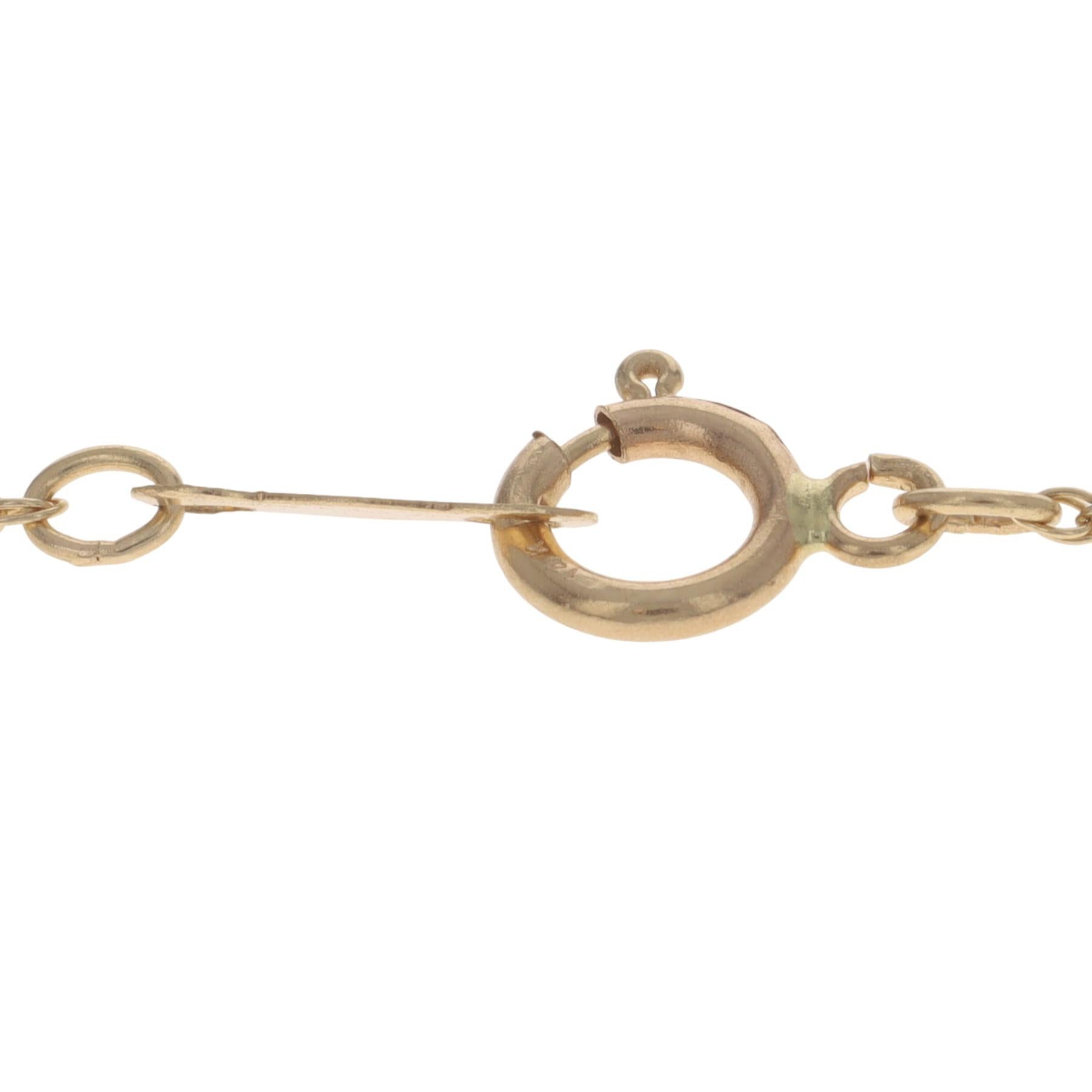 Collier en or jaune saphir diamant pendentif halo - 14k Oval .70ctw Floral en vente 1