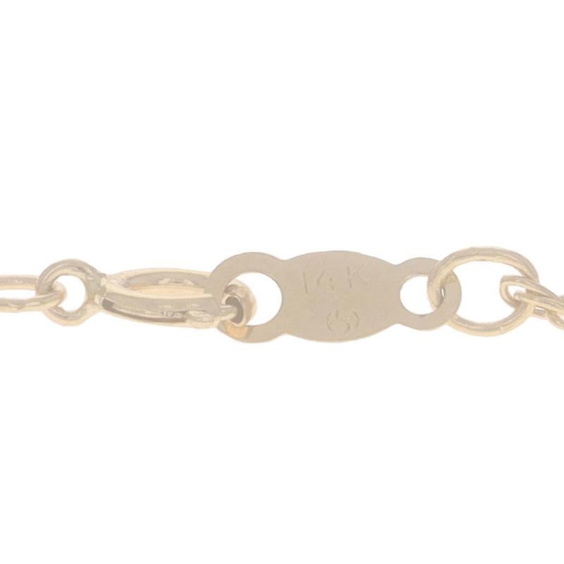 Donna Collana Lariat Y in oro giallo con zaffiro e diamante da 16 1/4
