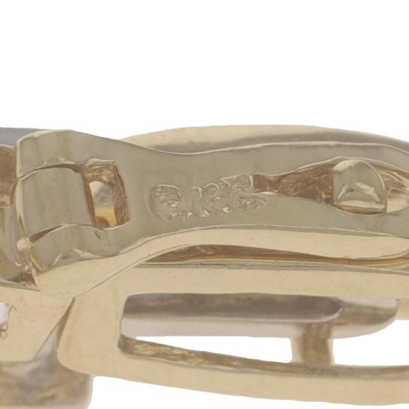 Bracelet à maillons en or jaune avec saphirs et diamants 6 3/4