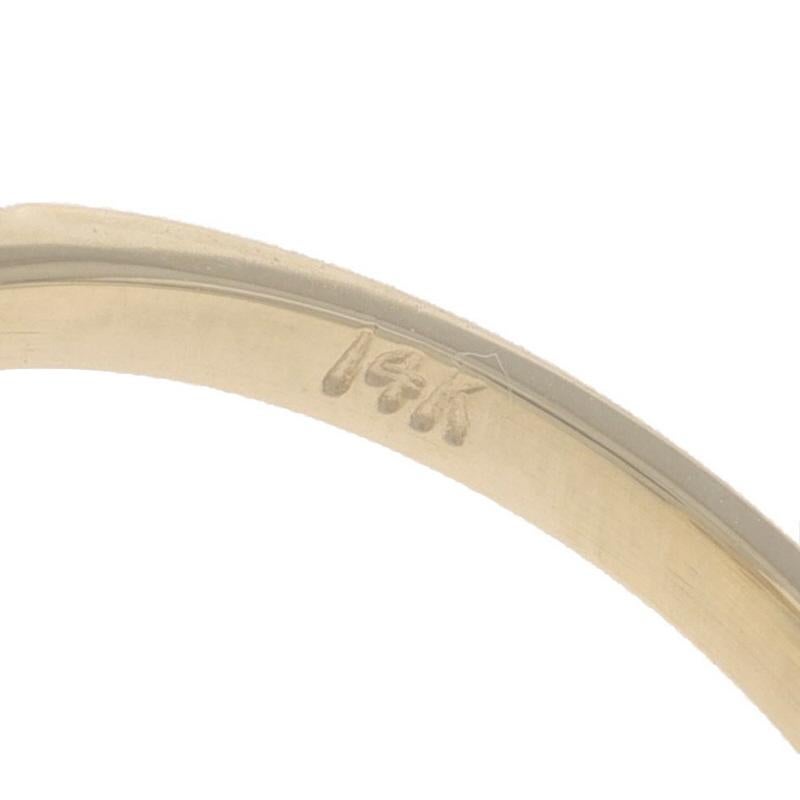 Bague de cocktail en or jaune saphir diamant X Cluster - 14k Ovale et rond 2.58ctw en vente 2