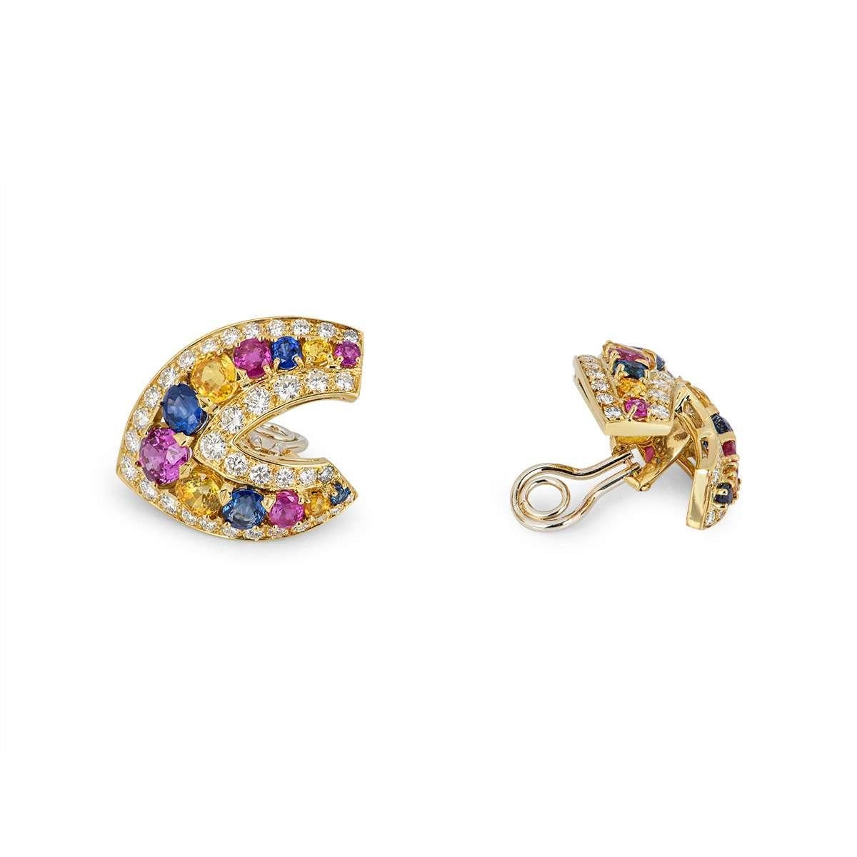 chanel rainbow earrings