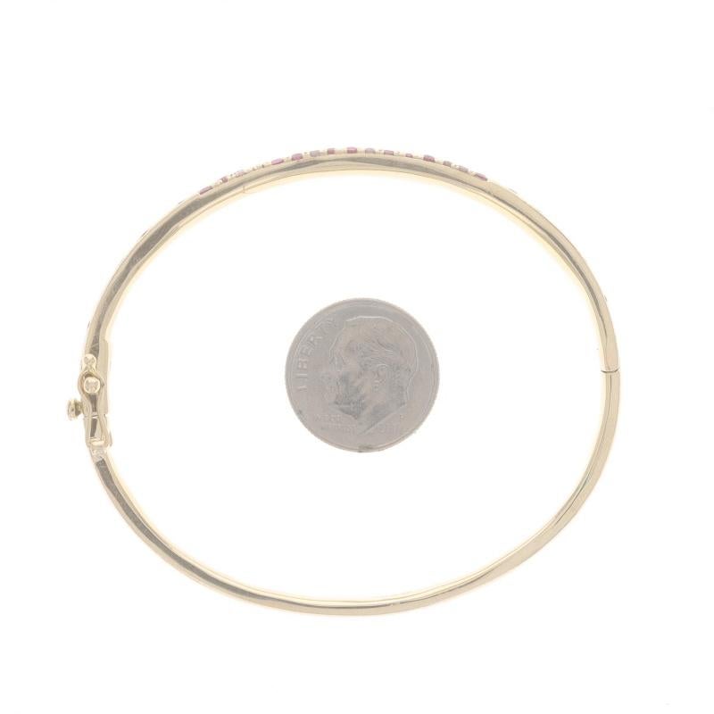 Bracelet Confetti en or jaune saphir Polka Dot 6 1/2