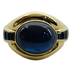 Yellow Gold Sapphire Ring Band