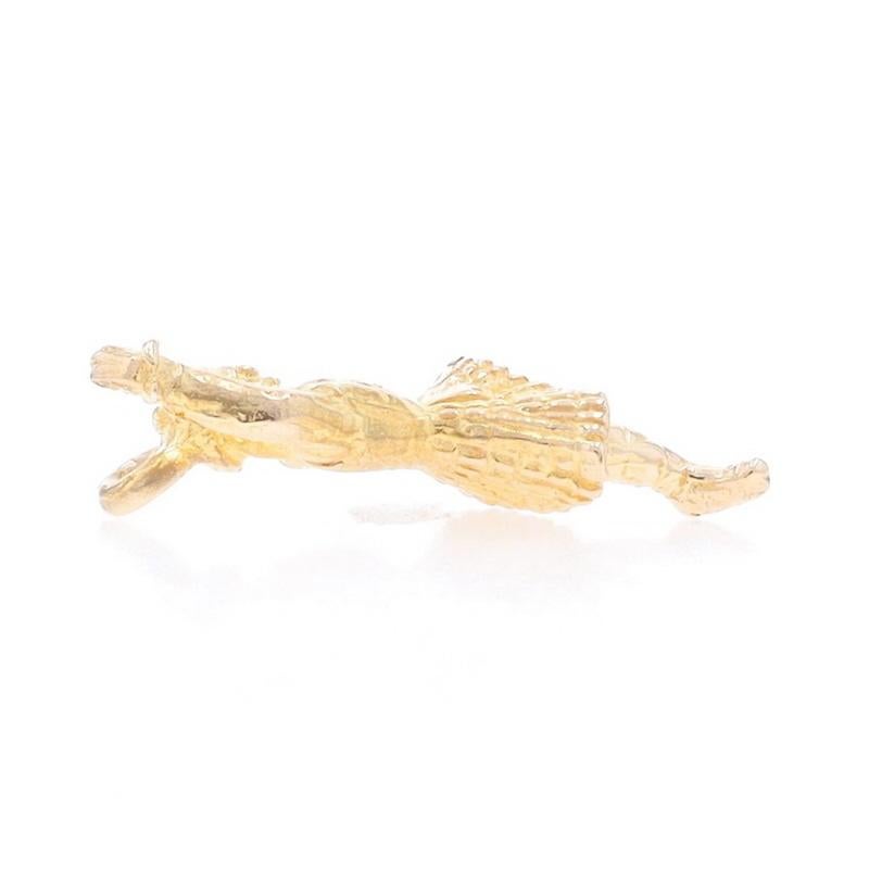Breloque danseuse des Highlands écossais en or jaune 9 carats Excellent état - En vente à Greensboro, NC