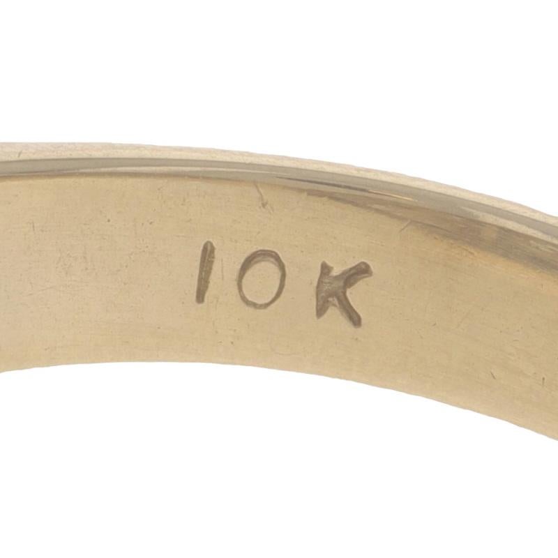 Yellow Gold Scottish Rite Men's 32nd Degree Ring - 10k Round .53ctw Masonic Yod For Sale 4