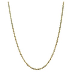 Collana con catena a serpentina in oro giallo 14 3/4" 14k