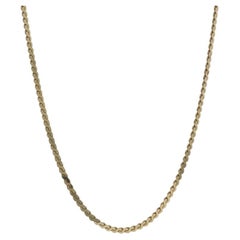 Collana con catena a serpentina in oro giallo da 20" 14k