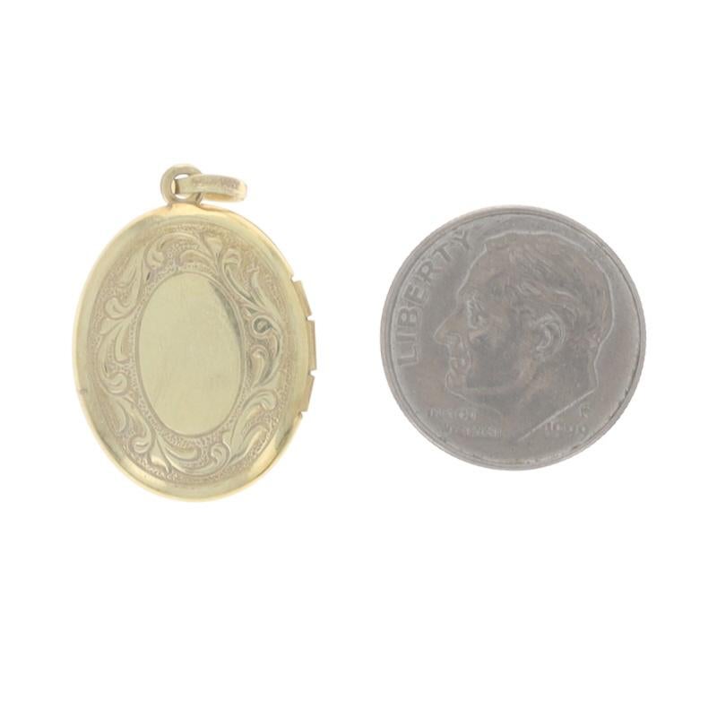 Pendentif Silhouette en or jaune - 14k Two Frames en vente 1