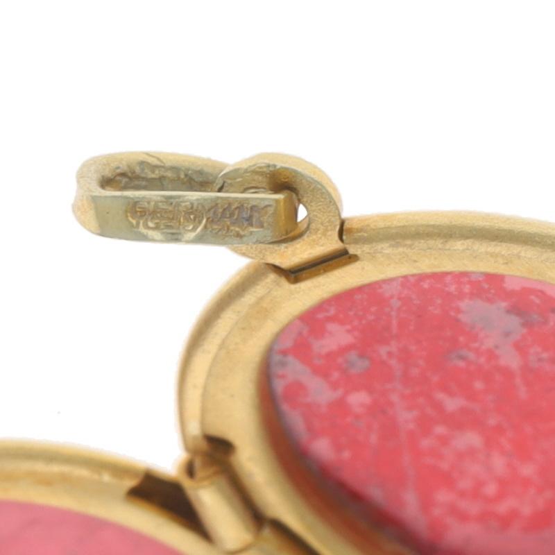 Pendentif Silhouette en or jaune - 14k Two Frames en vente 2