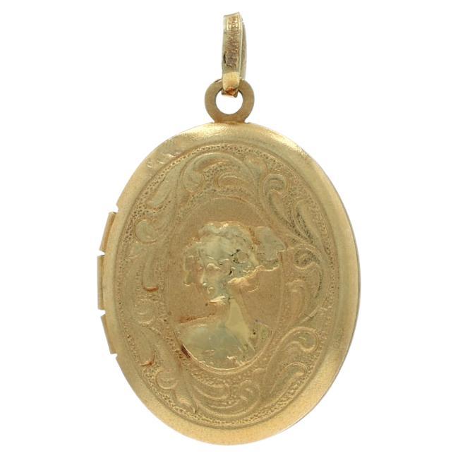 Pendentif Silhouette en or jaune - 14k Two Frames