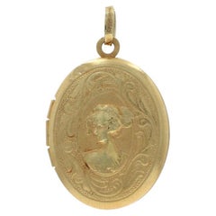 Pendentif Silhouette en or jaune - 14k Two Frames