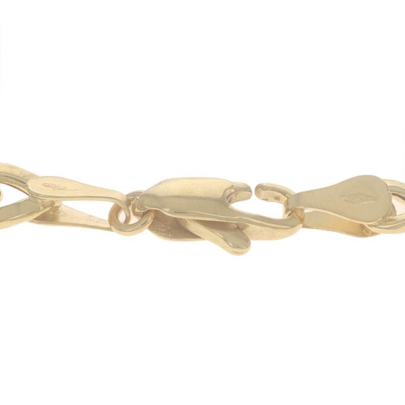 Gelbgold Silhouette Station Armband 7 1/4