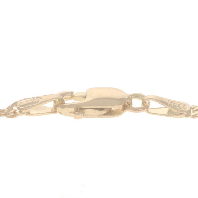 Yellow Gold Singapore Chain Necklace 17 3/4