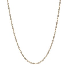 Yellow Gold Singapore Chain Necklace 18 1/2" - 14k