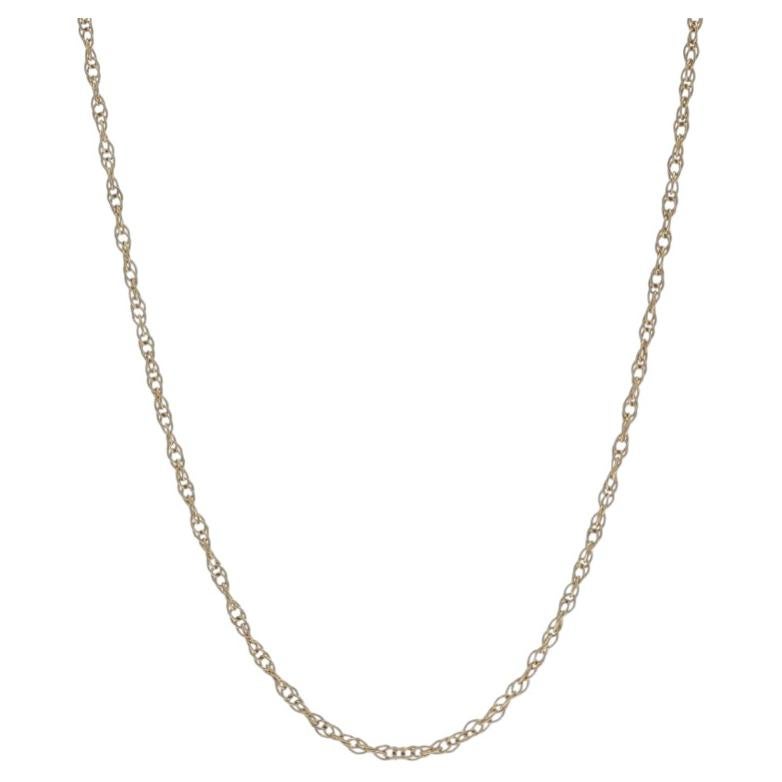 Yellow Gold Singapore Chain Necklace 18 1/2" - 14k