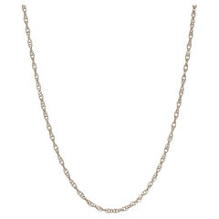 Yellow Gold Singapore Chain Necklace 18 1/2" - 14k