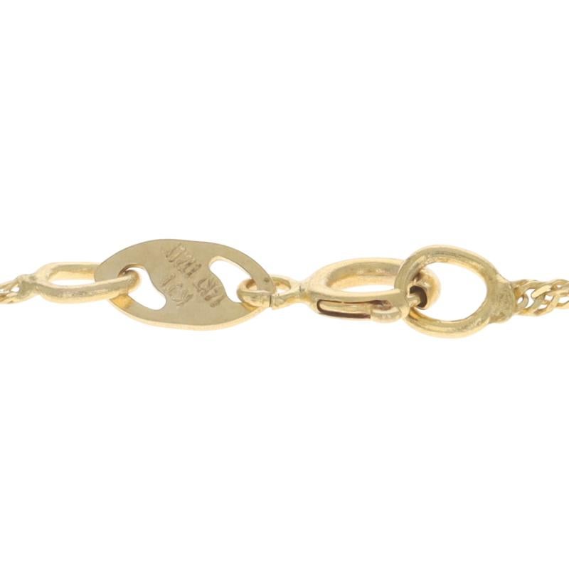 Collana a catena Singapore in oro giallo da 18