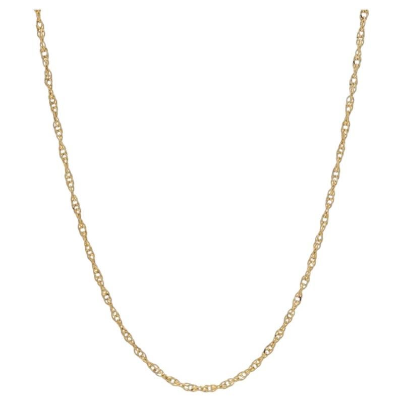 Collar Cadena Singapur Oro Amarillo 18" - 14k