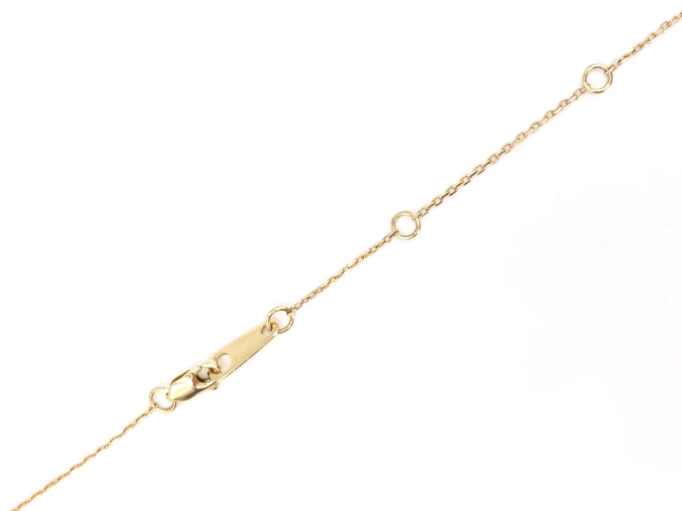 Mixed Cut Yellow Gold Sliced Fire Opal and Diamond Pendant Necklace For Sale