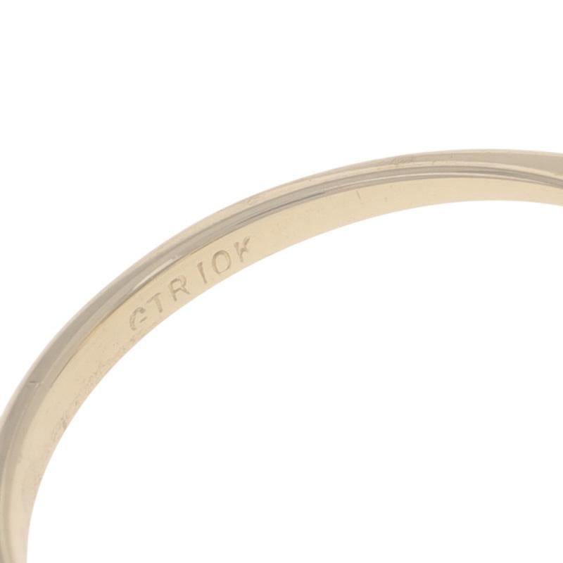 Or Jaune Quartz Smoky Solitaire Cocktail Bague Bypass 14k Fantasy 8.60ct en vente 2