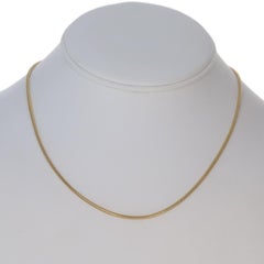 Yellow Gold Snake Chain Necklace 16 1/4" - 14k